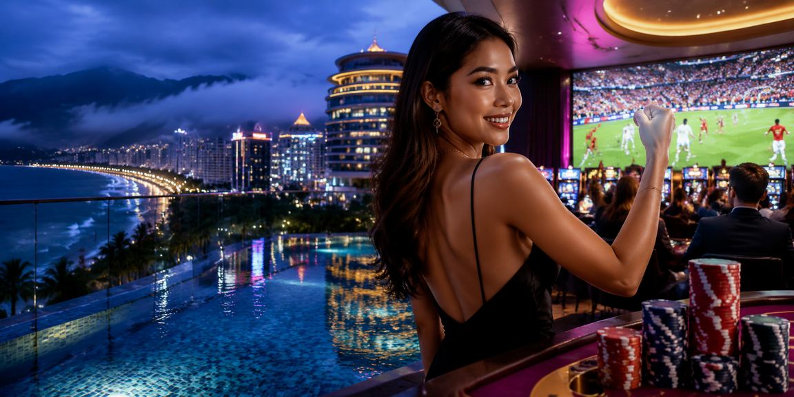Pemain VIP menikmati pengalaman pertaruhan eksklusif di kawasan peranginan Malaysia